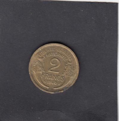 Beschrijving: 2 Francs  